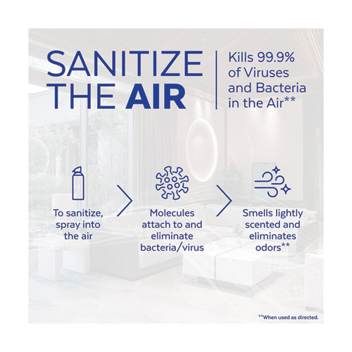 Picture of Air Sanitizer Spray, White Linen, 10 oz Aerosol Spray, 6/Carton