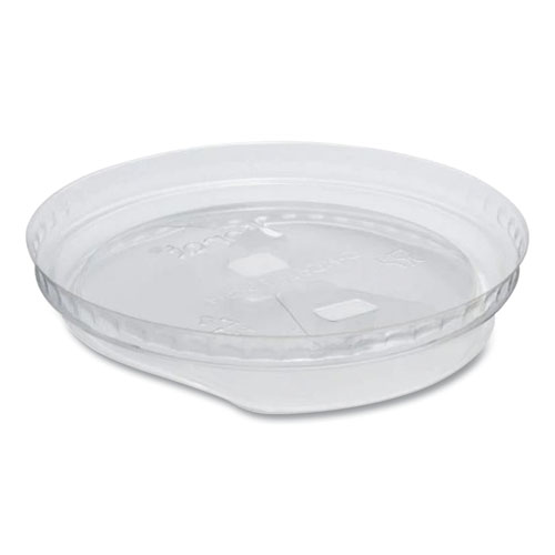 Picture of PET Lids, Strawless Sipper, Fits 12 oz to 24 oz Cold Cups, Clear, 1,000/Carton