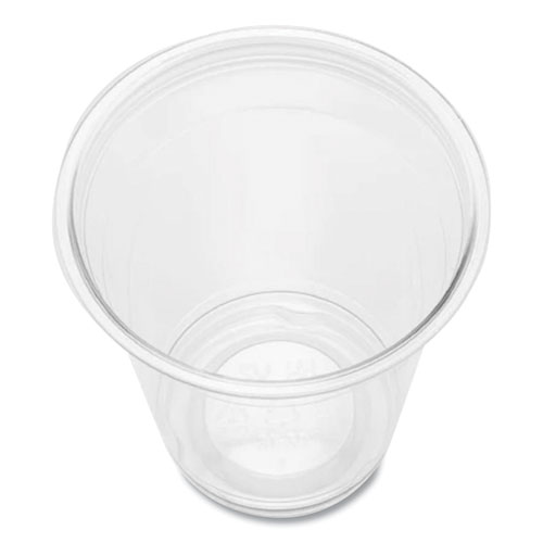 Picture of PET Plastic Cups, 92 mm Rim Diameter, 12 oz, Clear, 1,000/Carton