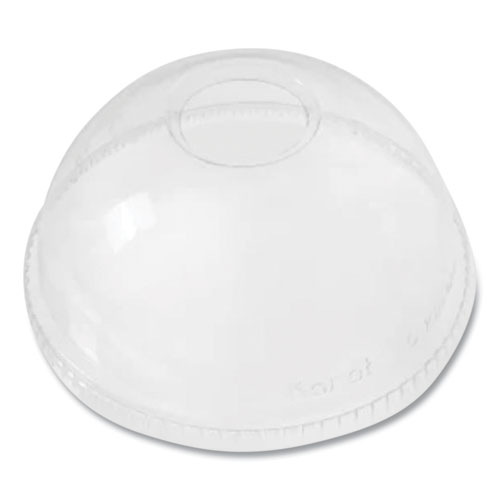 Picture of PET Lids, Dome Lid, Fits 12 oz to 24 oz Cold Cups, Clear, 1,000/Carton