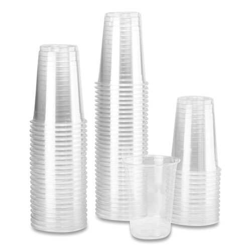 Picture of PET Plastic Cups, 10 oz, Clear, 1,000/Carton