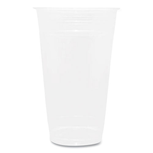 Picture of PET Plastic Cups, 24 oz, Clear, 600/Carton