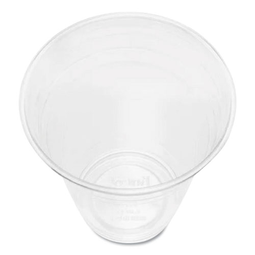 Picture of PET Plastic Cups, 98 mm Rim Diameter, 12 oz, Clear, 1,000/Carton