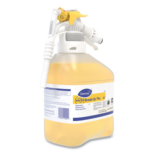 Picture of Suma Break-Up Plus Solvent Free Cleaner Degreaser, Surfactant Scent, 5 L Bottle