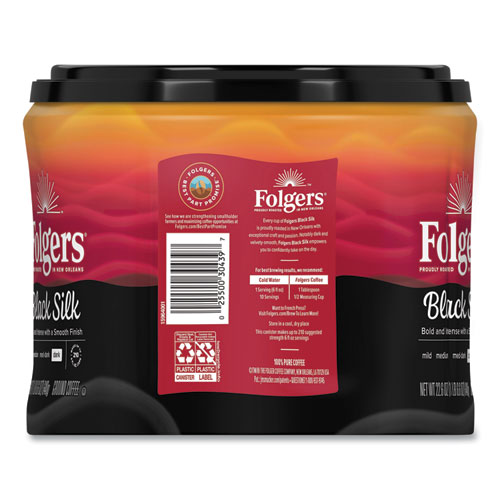 Picture of Coffee, Black Silk, 22.6 oz Canister