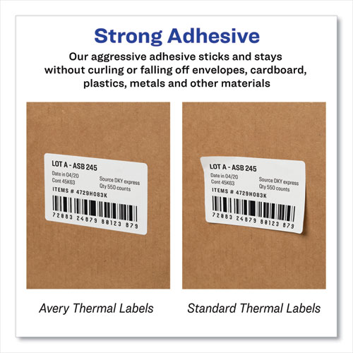 Picture of Multipurpose Thermal Labels, 4 x 2.94, 300/Roll, 1 Roll/Box