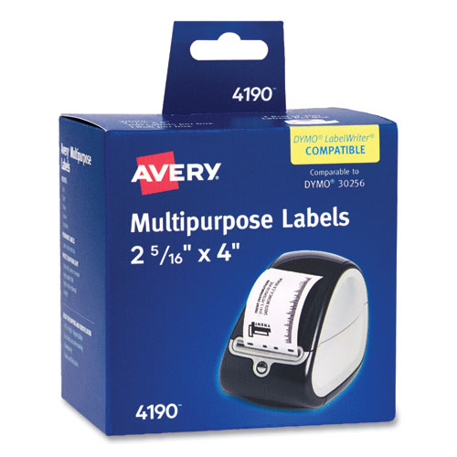 Picture of Multipurpose Thermal Labels, 4 x 2.94, 300/Roll, 1 Roll/Box