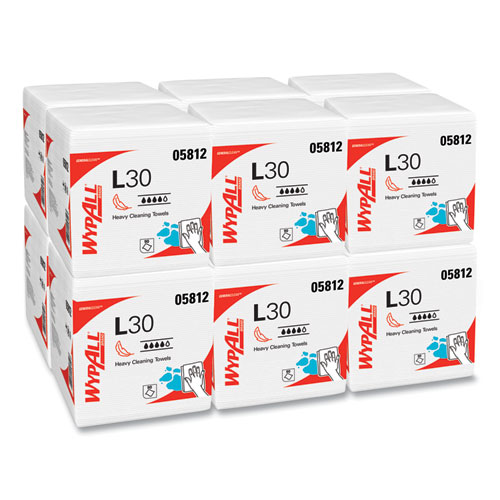 Picture of L30 Towels, Quarter Fold, 12.5 x 12, 90/Polypack, 12 Polypacks/Carton