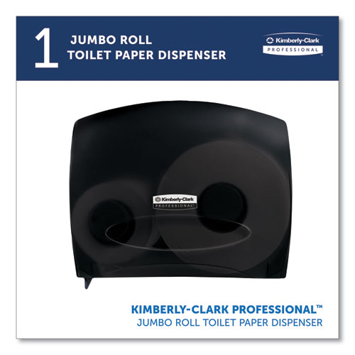 Picture of JRT Jr. Escort Jumbo Bathroom Tissue Dispenser, 13.33 x 5.75 x 16, Smoke