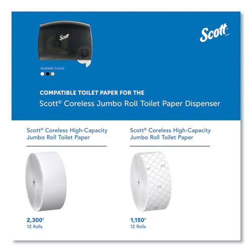 Picture of Essential Coreless Jumbo Roll Tissue Dispenser for Business, 14.25 x 6 x 9.75, Black