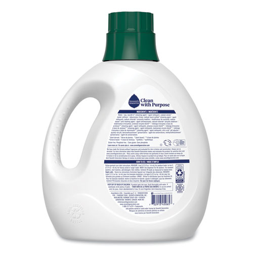 Picture of Natural Liquid Laundry Detergent, Fragrance Free, 135 oz Bottle