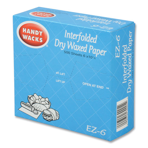 Picture of Interfolded Dry Waxed Paper Deli Sheets, 10.75 x 6, 12/Carton