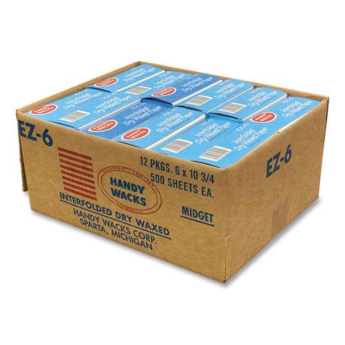 Picture of Interfolded Dry Waxed Paper Deli Sheets, 10.75 x 6, 12/Carton