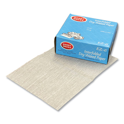 Picture of Interfolded Dry Waxed Paper Deli Sheets, 10.75 x 6, 12/Carton