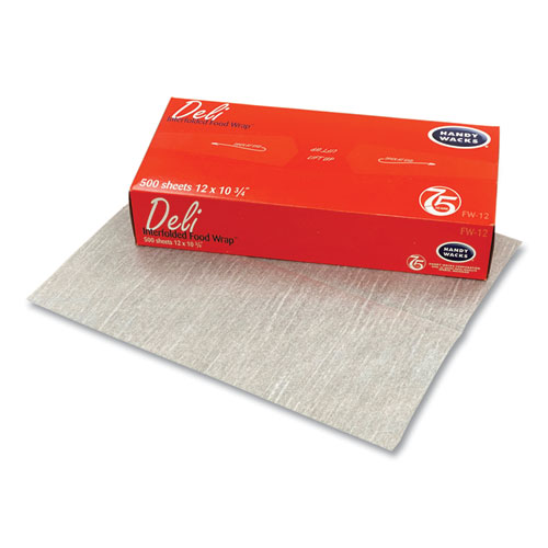 Picture of Interfolded Food Wrap Deli Sheets, 10.75 x 12, 12/Carton