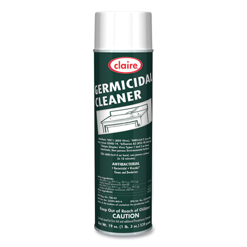 Picture of Germicidal Cleaner, Floral Scent, 19 oz Aerosol Spray