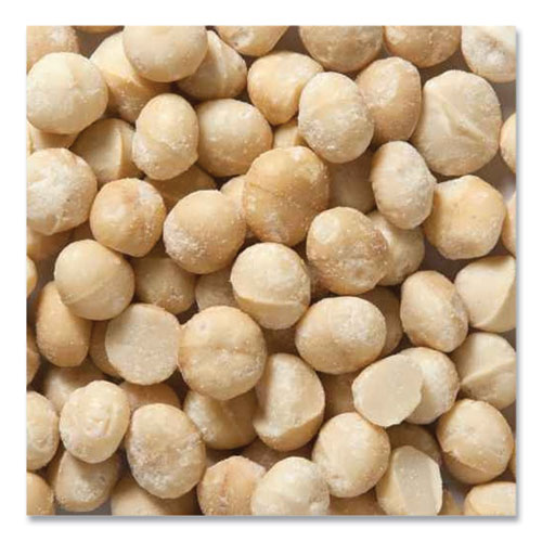 Picture of Macadamia Nuts, Dry Roasted, Salted, 4 oz Bag, 12/Carton