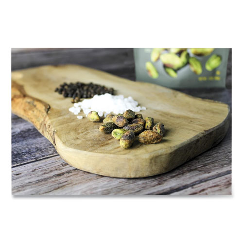 Picture of Salt and Pepper Pistachios, 2.5 oz Bag, 8/Carton