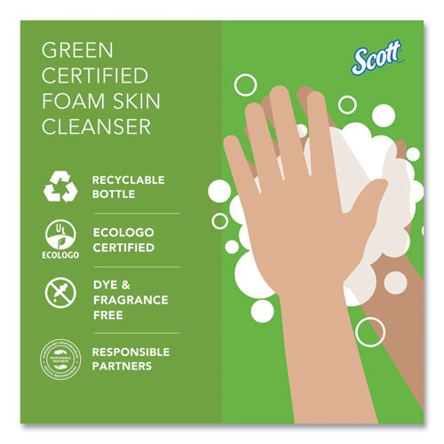 Picture of Essential Green Certified Foam Skin Cleanser Refill, Unscented, 1,000 mL, 6/Carton