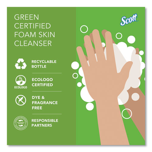 Picture of Essential Green Certified Foam Skin Cleanser Refill, Unscented, 1,200 mL, 2/Carton