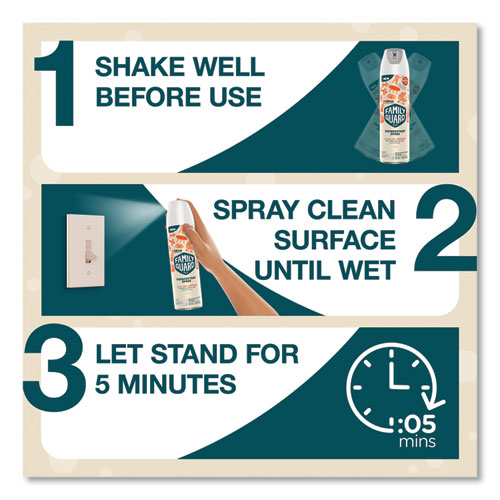 Picture of Disinfectant Spray, Citrus Scent, 17.5 oz Aerosol Spray, 8/Carton