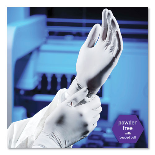 Picture of STERLING Nitrile Exam Gloves, Powder-free, Gray, 242 mm Length, Medium, 200/Box