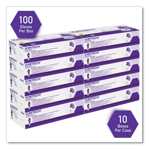 Picture of PURPLE NITRILE Gloves, Purple, 242 mm Length, Small, 6 mil, 1,000/Carton