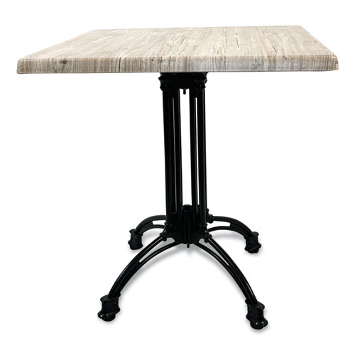 Picture of Topalit Tables, Square, 32 x 32 x 29, Gray Top, Black Aluminum Base/Legs