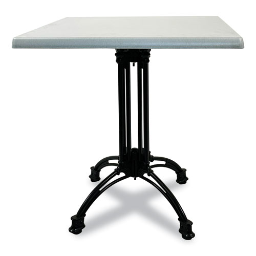 Picture of Topalit Tables, Square, 32 x 32 x 29, Silver Top, Black Aluminum Base/Legs