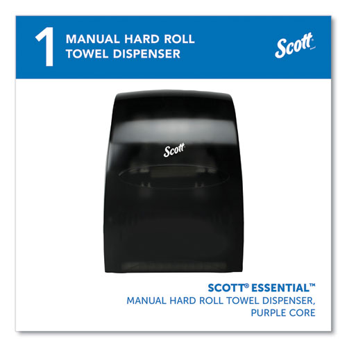 Picture of Essential Manual Hard Roll Towel Dispenser, 13.06 x 11 x 16.94, Black