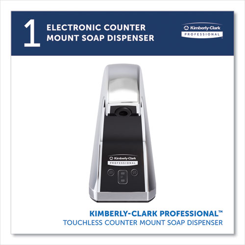 Picture of Touchless Counter Mount Skin Care Dispenser, 1.5 L, 2.12 x 4.25 x 5.56, Chrome