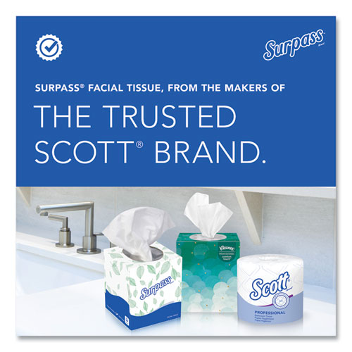 Picture of Facial Tissue for Business, 2-Ply, White, Pop-Up Box, 90/Box, 36 Boxes/Carton