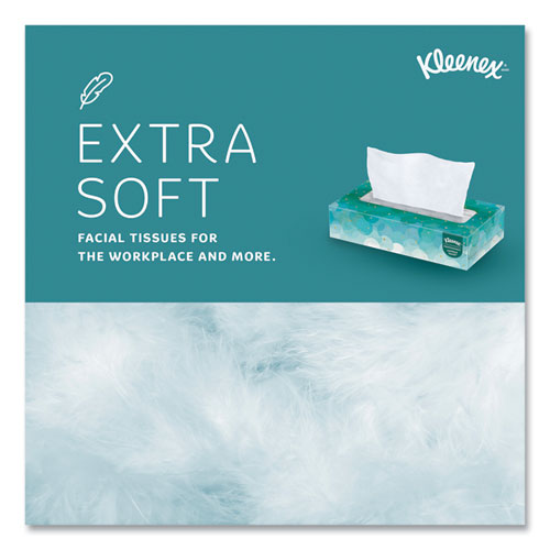 Picture of White Facial Tissue for Business, 2-Ply, White, Pop-Up Box, 100 Sheets/Box