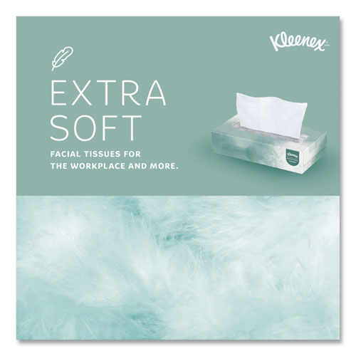 Picture of Naturals Facial Tissue for Business, Flat Box, 2-Ply, White, 125 Sheets/Box, 48 Boxes/Carton
