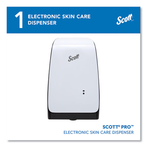 Picture of Electronic Skin Care Dispenser, 1,200 mL, 7.3 x 4 x 11.7, White