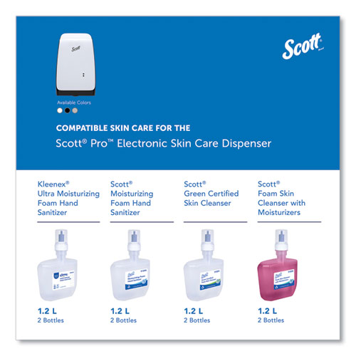 Picture of Electronic Skin Care Dispenser, 1,200 mL, 7.3 x 4 x 11.7, White