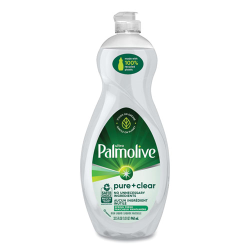 Picture of Pure + Clear Dishwashing Liquid, Unscented, 32.5 oz Bottle, 9/Carton