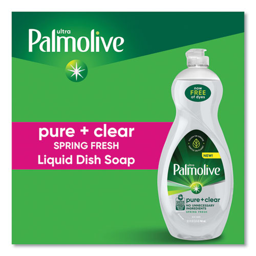 Picture of Pure + Clear Dishwashing Liquid, Unscented, 32.5 oz Bottle, 9/Carton