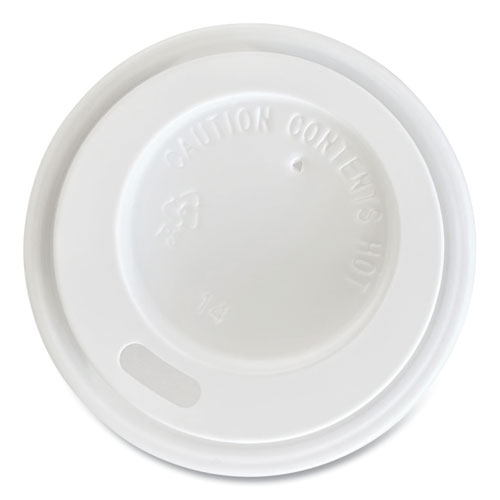 Picture of Hot Cup Lids, Fits 4 oz Cup, White, 1,000/Carton