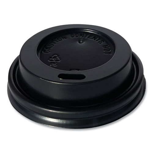 Picture of Hot Cup Lids, Fits 4 oz Cup, Black, 1,000/Carton