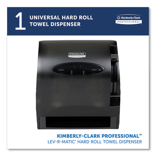 Picture of Lev-R-Matic Roll Towel Dispenser, 13.3 x 9.8 x 13.5, Smoke