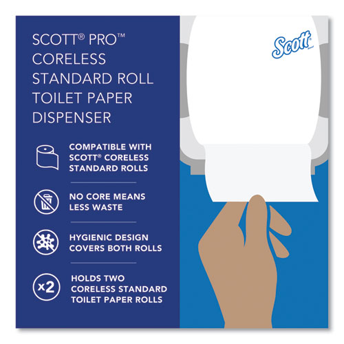 Picture of Pro Coreless SRB Tissue Dispenser, 10.13 x 6.4 x 7, Stainless Steel