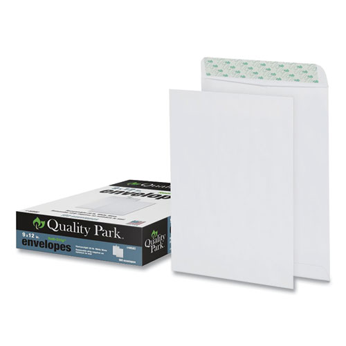 Picture of Redi-Strip Catalog Envelope, #10 1/2, Cheese Blade Flap, Redi-Strip Adhesive Closure, 9 x 12, White, 100/Box