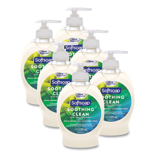 Moisturizing+Hand+Soap%2C+Aloe+Scent%2C+7.5+oz%2C+6%2FCarton