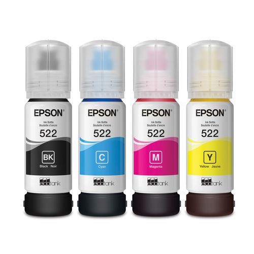 Picture of T522120BCS (T522) Ultra High-Yield Ink, Black/Cyan/Magenta/Yellow