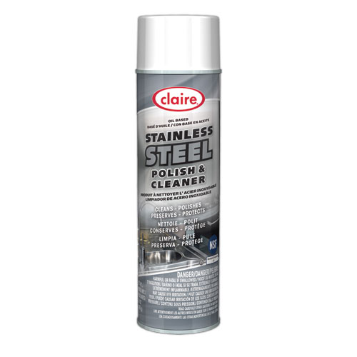 Picture of Stainless Steel Polish and Cleaner, Lemon Scent, 15 oz Aerosol Spray