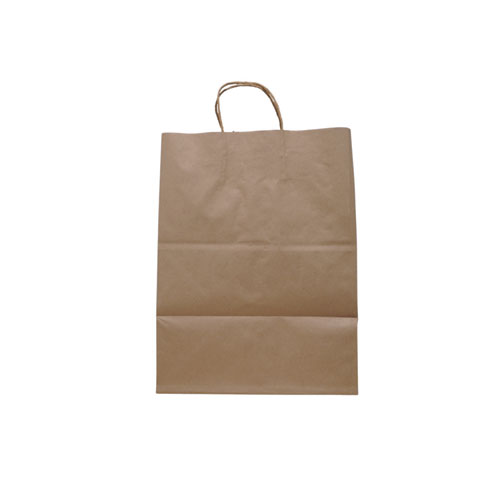 Picture of Take Out Twist Handle Bag, 12 x 9 x 15.75, Natural Kraft, 200/Carton