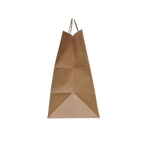 Picture of Emporium Twist Handle Bag, Natural Twisted-Paper Handles, 14" x 9.84" x 15.5", Natural, 200/Carton