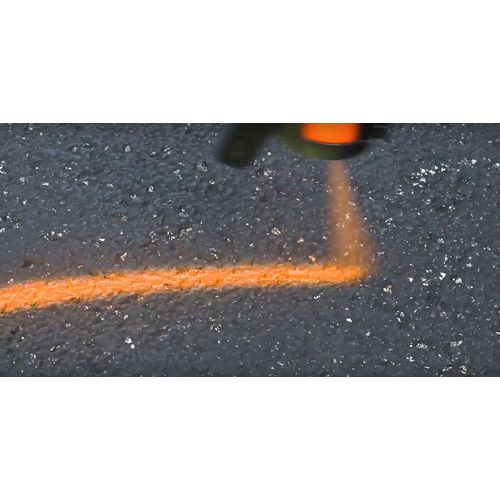 Picture of Industrial Choice Precision Line Marking Paint, Flat Fluorescent Orange, 17 oz Aerosol Can, 12/Carton