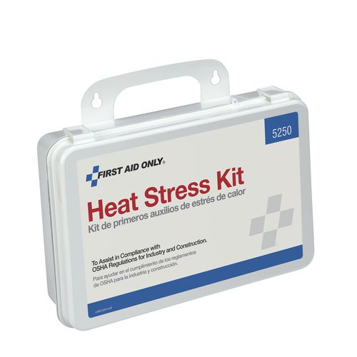 Picture of Unitized OSHA Compliant Heat Stress Kit, 26 Pieces, Plastic case